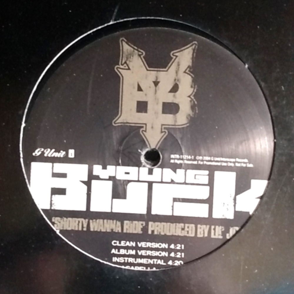 2 X 12" SINGLES YOUNG BUCK ~ "SHORTY WANNA RIDE" ON INTERSCOPE RECORDS ~